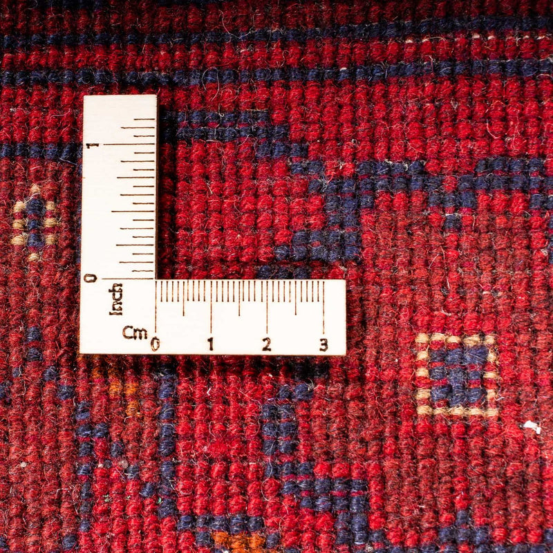 Afghaans tapijt - Kunduz - 219 x 126 cm - donkerrood