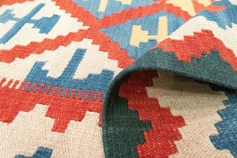 Kelim tapijt - Oosters - 190 x 120 cm - oranje