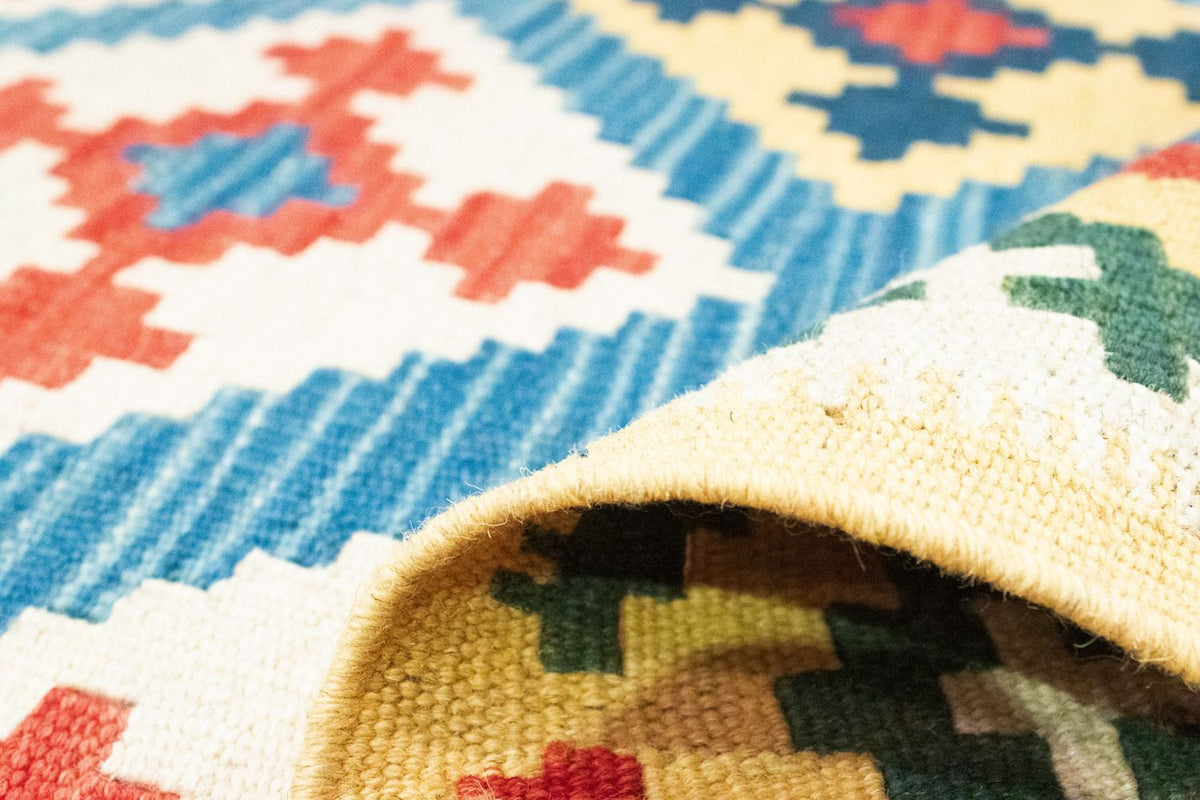 Kelim tapijt - Oosters - 168 x 128 cm - blauw