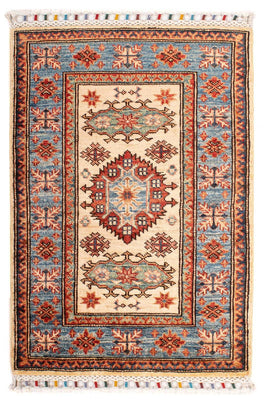 Ziegler Tapijt - Kazak - 89 x 60 cm - beige