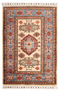 Ziegler Tapijt - Kazak - 89 x 60 cm - beige