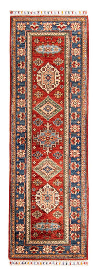 Loper Ziegler Tapijt - Kazak - 173 x 56 cm - donkerrood
