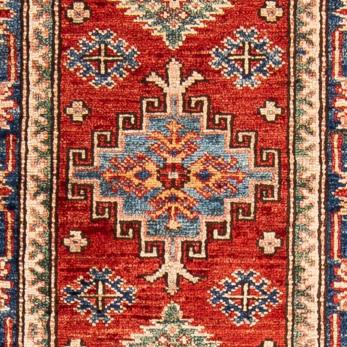 Loper Ziegler Tapijt - Kazak - 173 x 56 cm - donkerrood