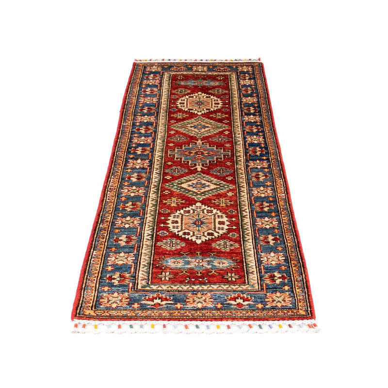 Loper Ziegler Tapijt - Kazak - 173 x 56 cm - donkerrood