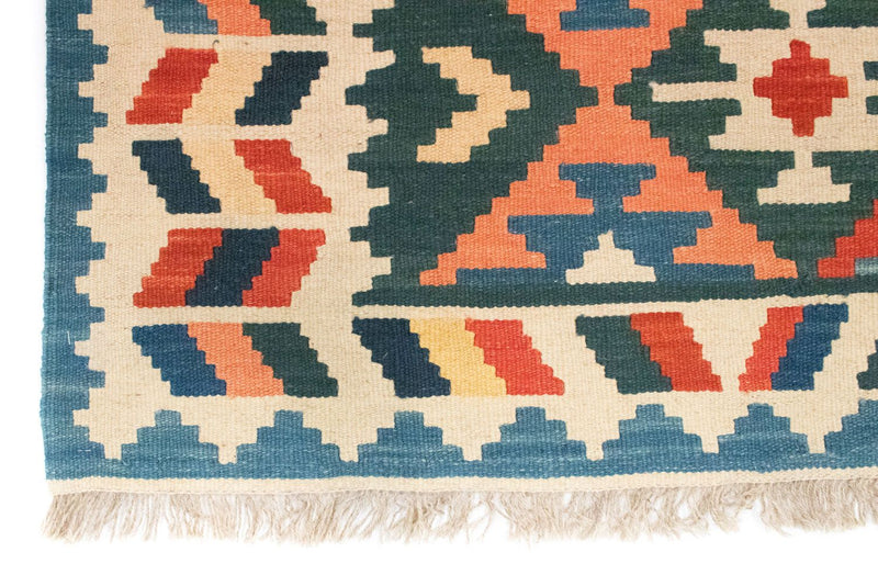 Kelim tapijt - Oosters - 177 x 130 cm - blauw