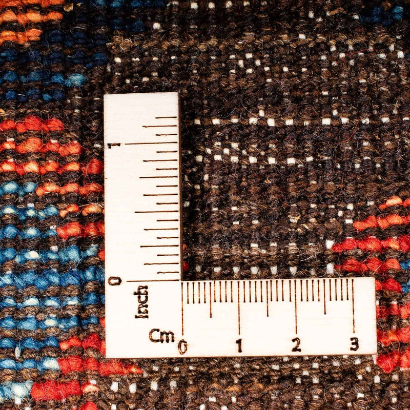 Kelim tapijt - Splash - 191 x 128 cm - bruin