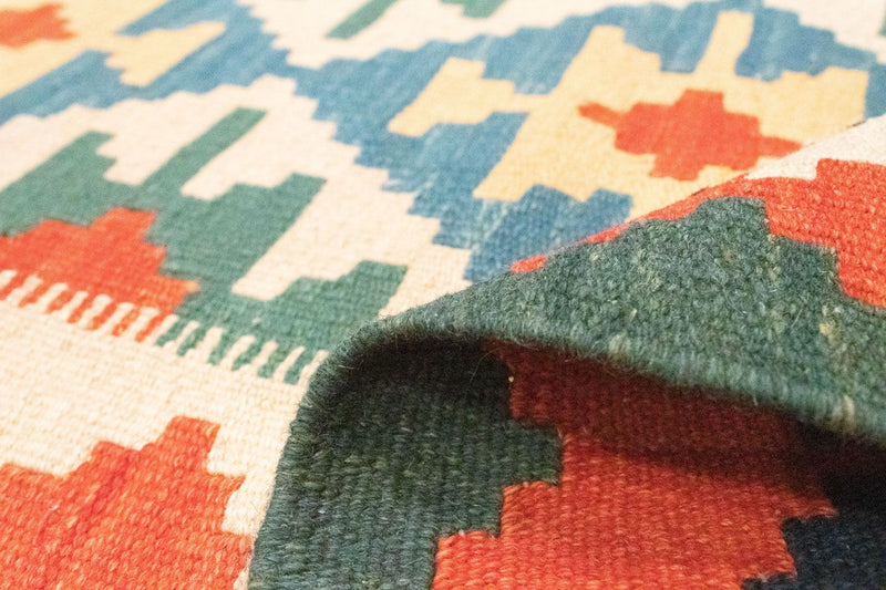 Kelim tapijt - Oosters - 180 x 123 cm - oranje