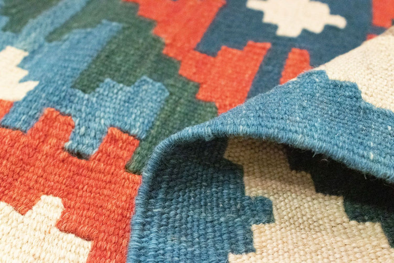 Kelim tapijt - Oosters - 185 x 119 cm - oranje