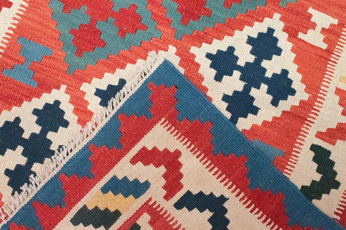 Kelim tapijt - Oosters - 147 x 101 cm - oranje