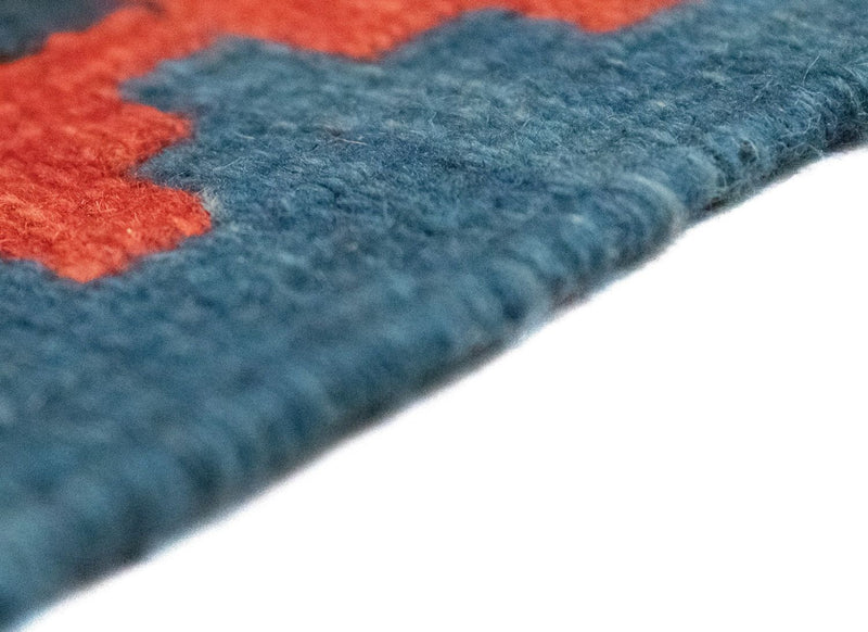 Kelim tapijt - Oosters - 144 x 110 cm - blauw