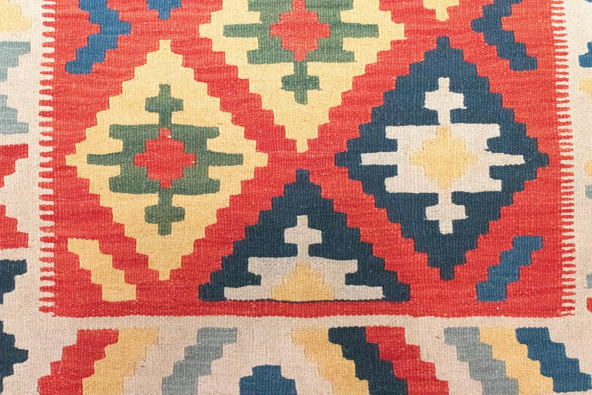 Kelim tapijt - Oosters - 147 x 100 cm - oranje