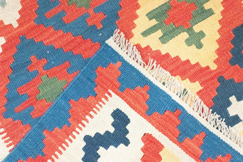 Kelim tapijt - Oosters - 147 x 100 cm - oranje