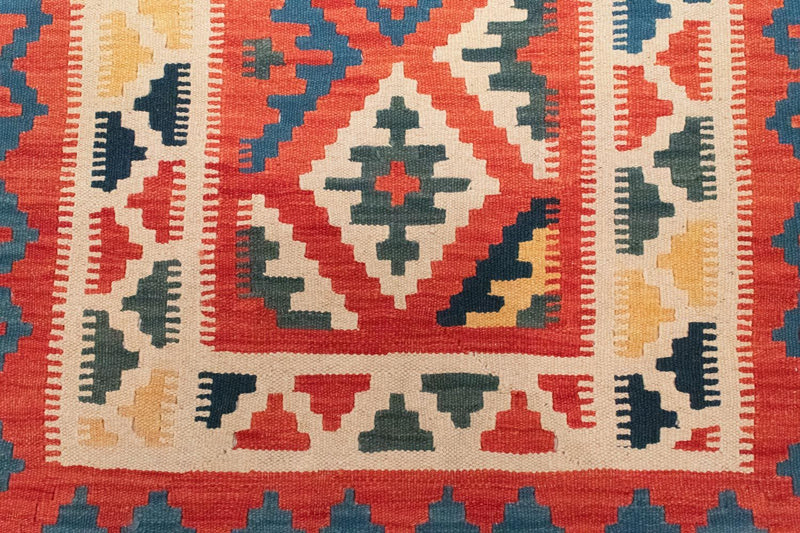 Kelim tapijt - Oosters - 152 x 103 cm - oranje