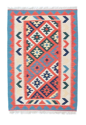 Kelim tapijt - Oosters - 146 x 102 cm - oranje