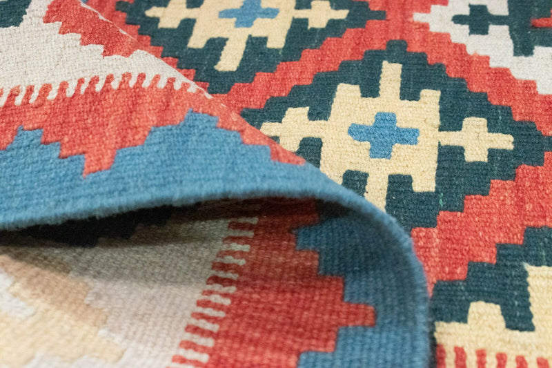 Kelim tapijt - Oosters - 146 x 102 cm - oranje