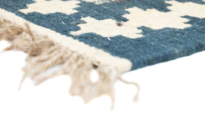 Kelim tapijt - Oosters - 144 x 110 cm - oranje