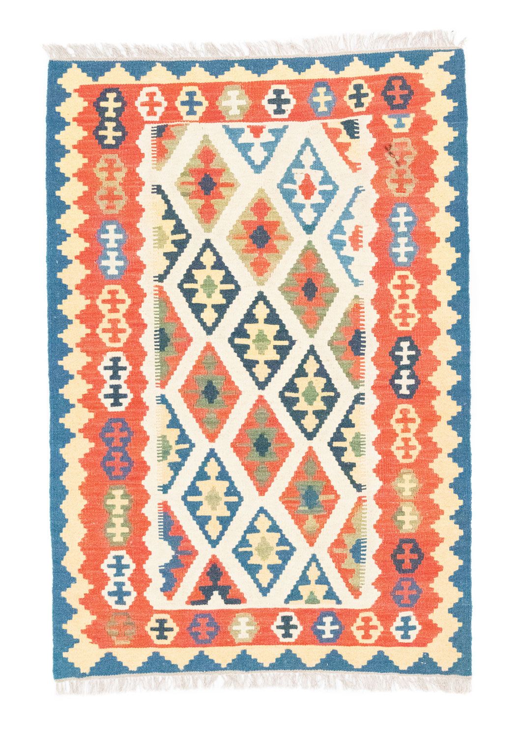 Kelim tapijt - Oosters - 150 x 103 cm - beige