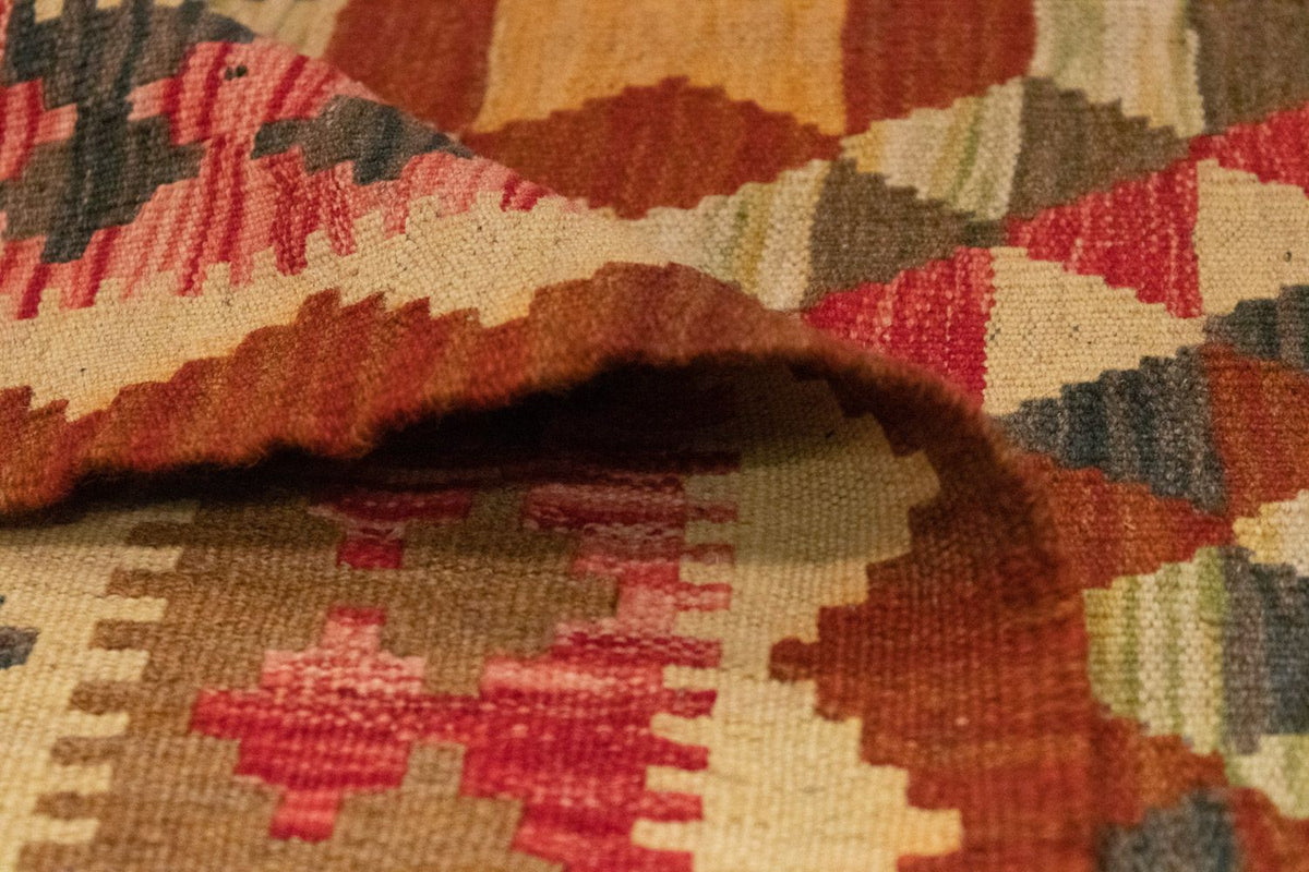 Kelim tapijt - Oosters - 146 x 99 cm - oranje