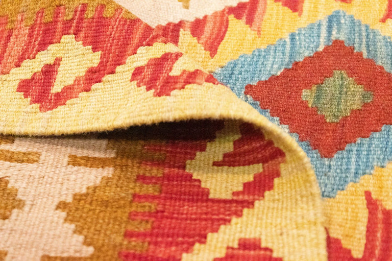 Kelim tapijt - Oosters - 147 x 105 cm - oranje