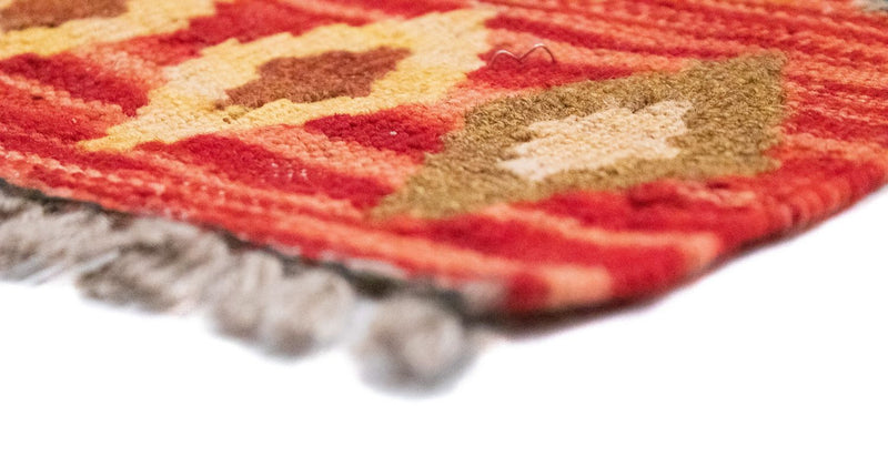 Kelim tapijt - Oosters - 141 x 97 cm - oranje