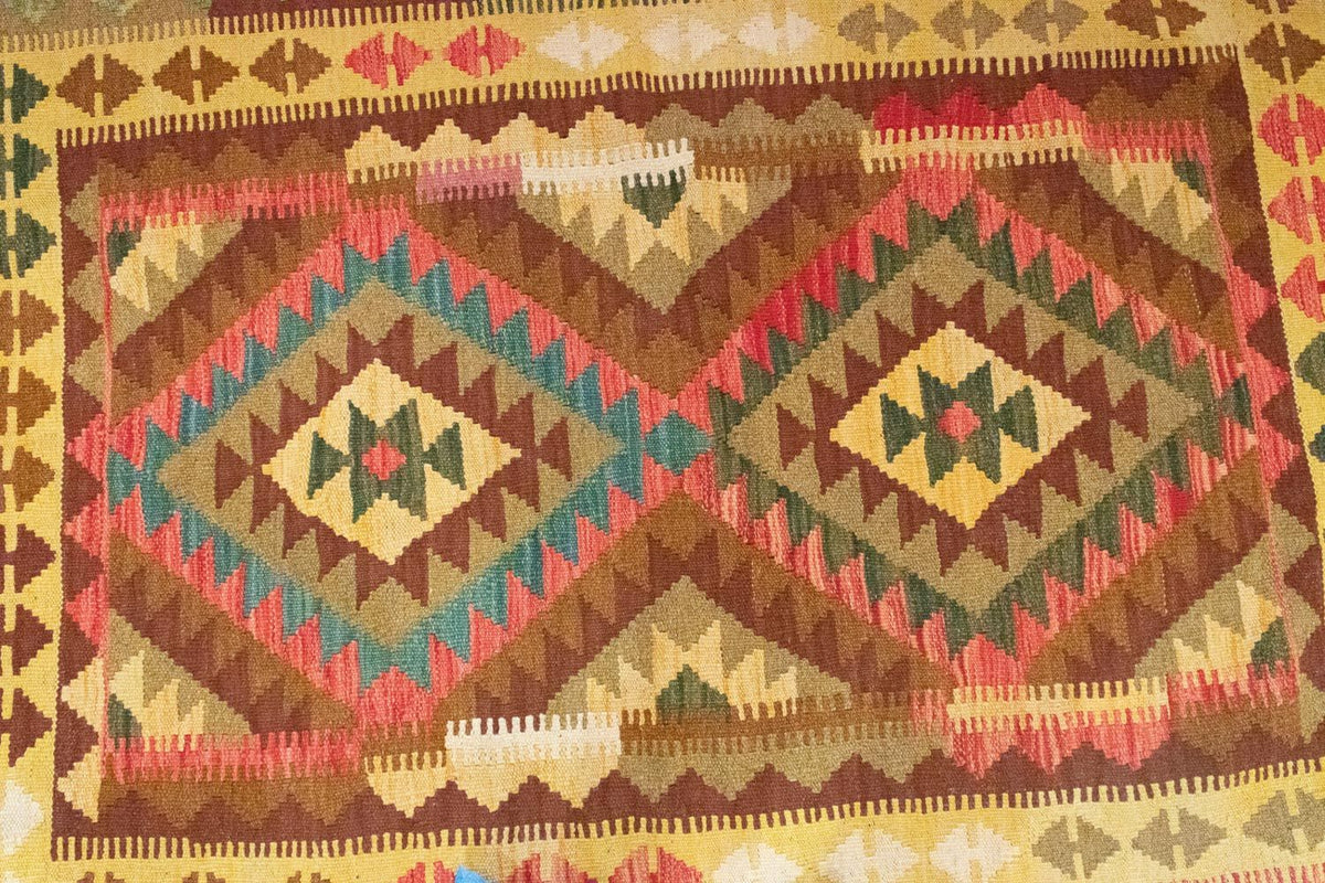 Kelim tapijt - Oosters - 156 x 105 cm - groen