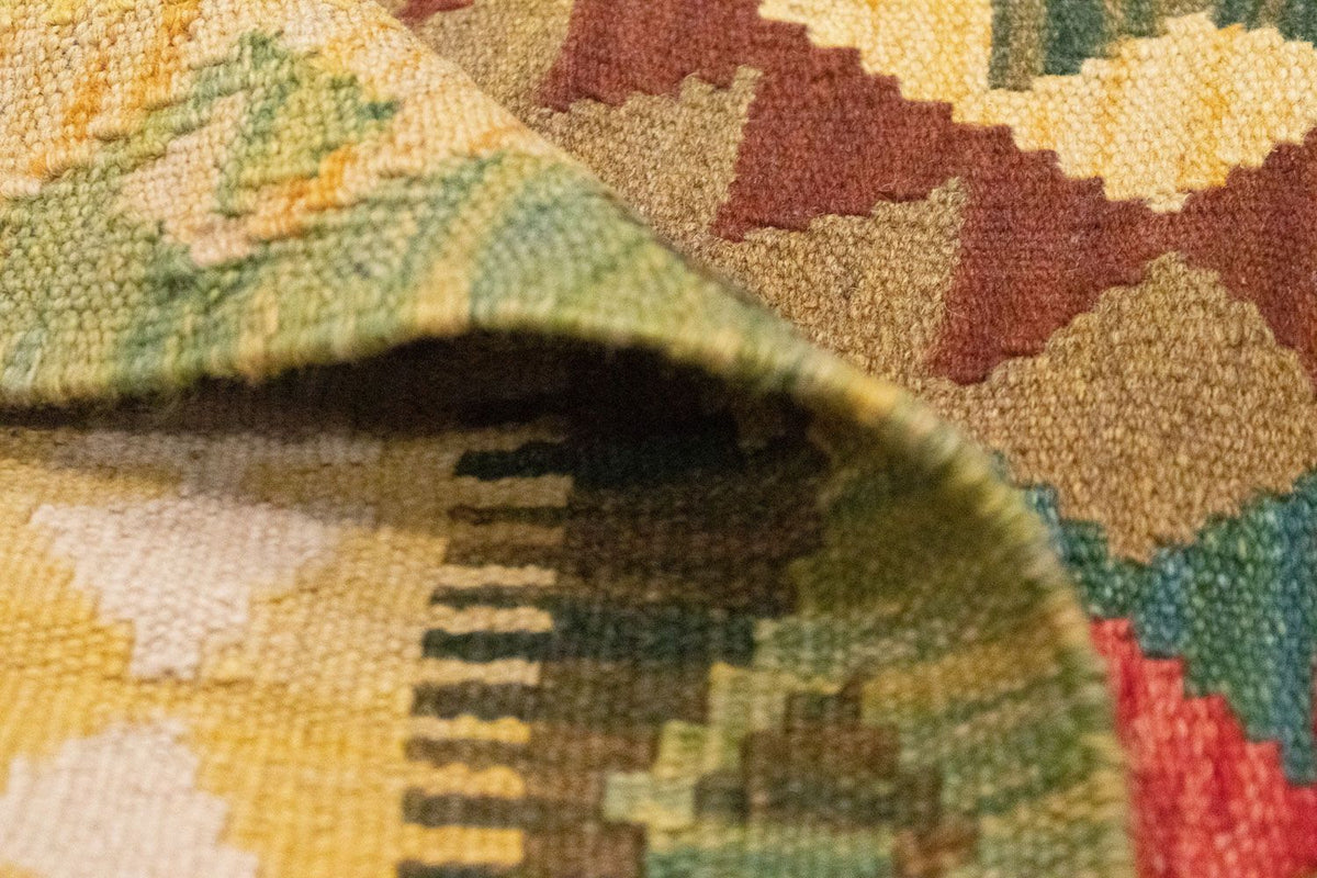 Kelim tapijt - Oosters - 156 x 105 cm - groen