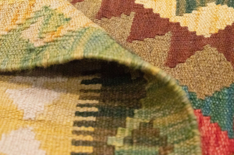 Kelim tapijt - Oosters - 156 x 105 cm - groen