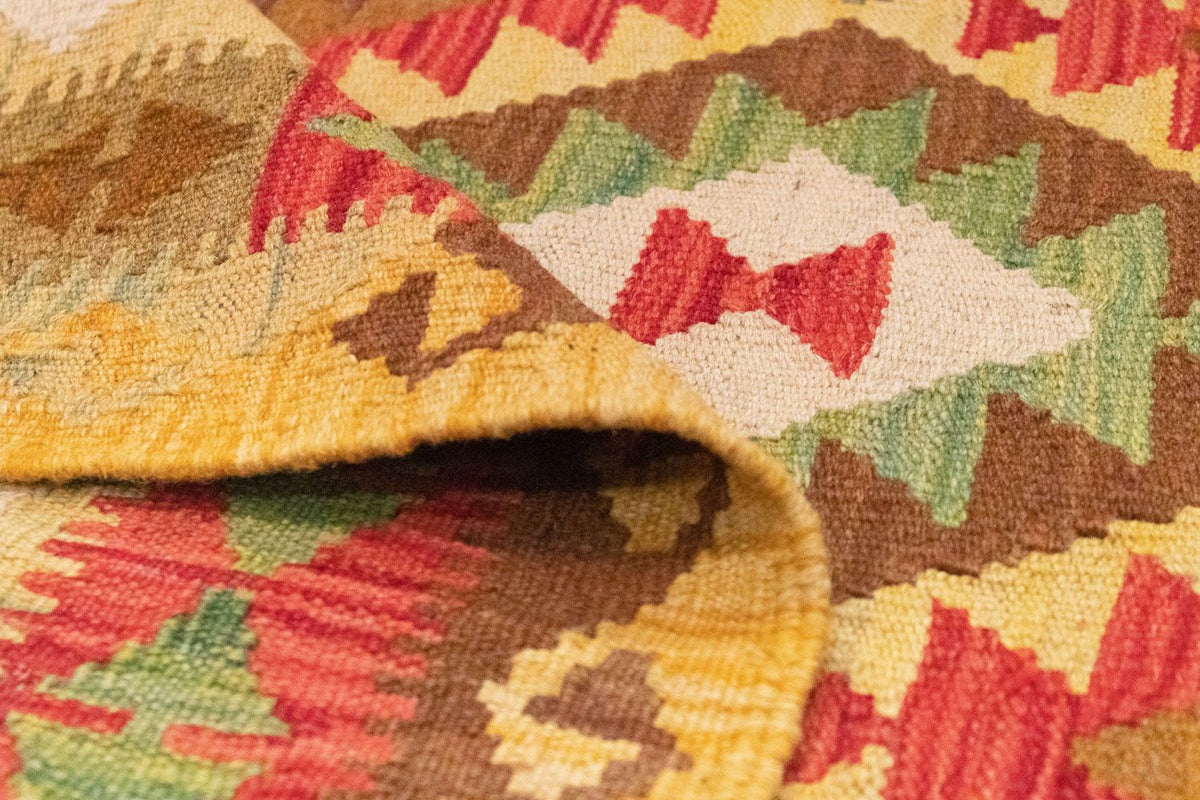 Kelim tapijt - Oosters - 148 x 98 cm - oranje