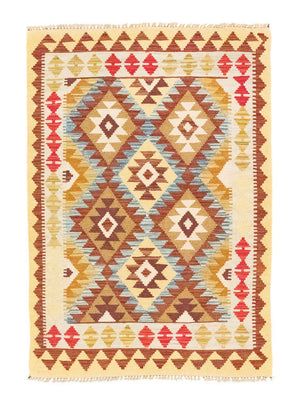 Kelim tapijt - Oosters - 149 x 103 cm - beige