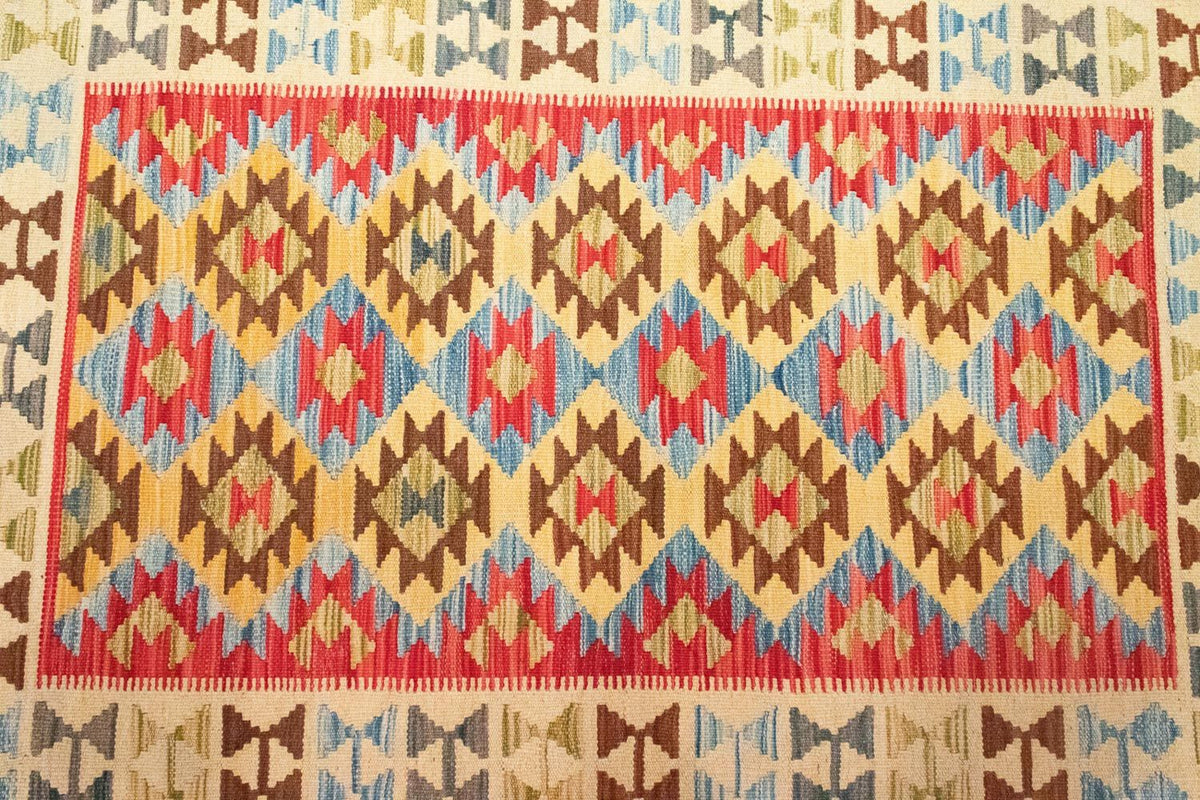 Kelim tapijt - Oosters - 145 x 104 cm - rood