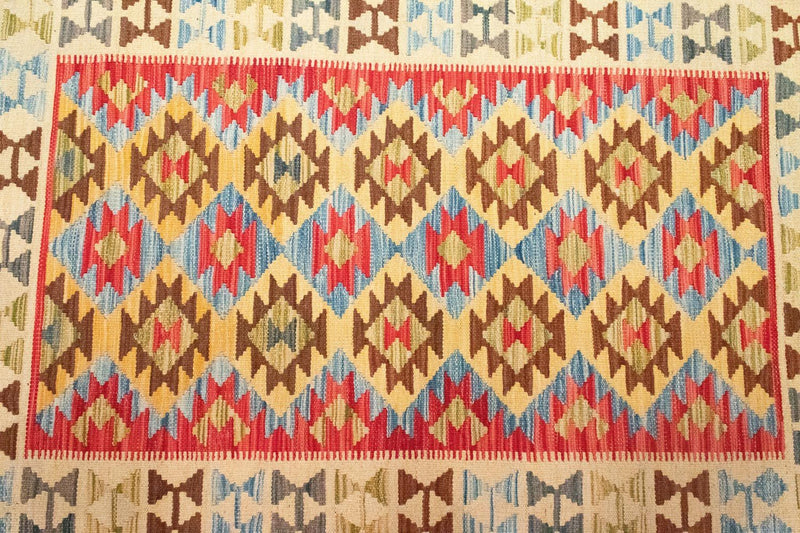 Kelim tapijt - Oosters - 145 x 104 cm - rood