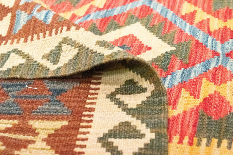 Kelim tapijt - Oosters - 154 x 107 cm - groen