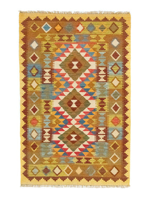 Kelim tapijt - Oosters - 159 x 101 cm - beige