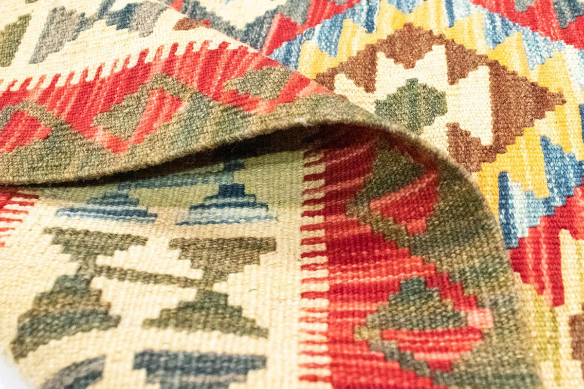 Kelim tapijt - Oosters - 141 x 102 cm - oranje