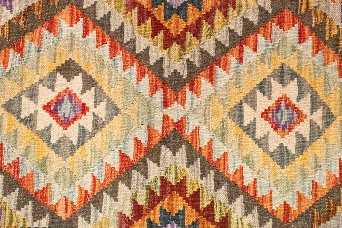 Kelim tapijt - Oosters - 147 x 97 cm - oranje