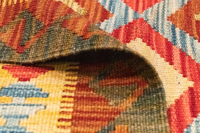 Kelim tapijt - Oosters - 154 x 105 cm - oranje