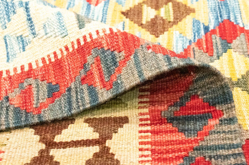 Kelim tapijt - Oosters - 145 x 103 cm - oranje