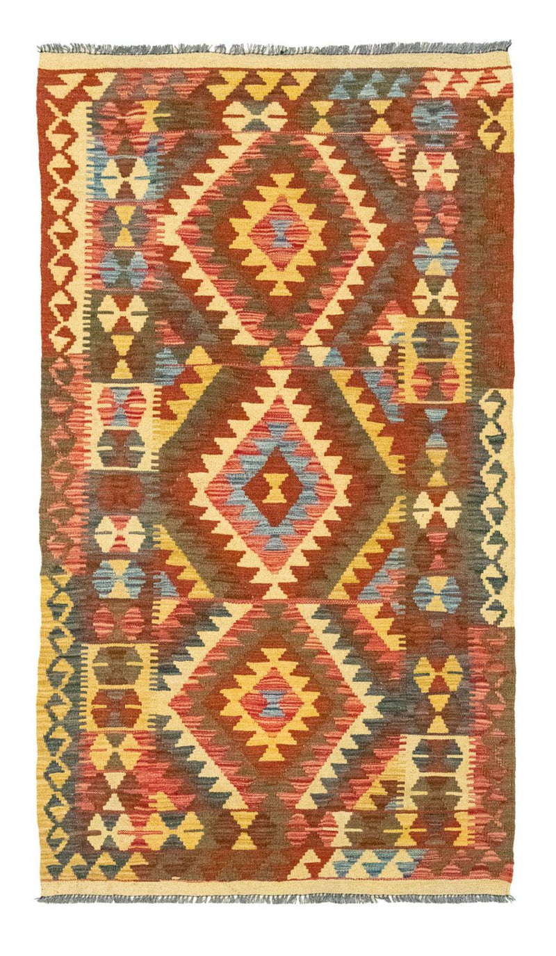 Loper Kelim tapijt - Oosters - 192 x 104 cm - oranje