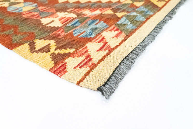 Loper Kelim tapijt - Oosters - 192 x 104 cm - oranje