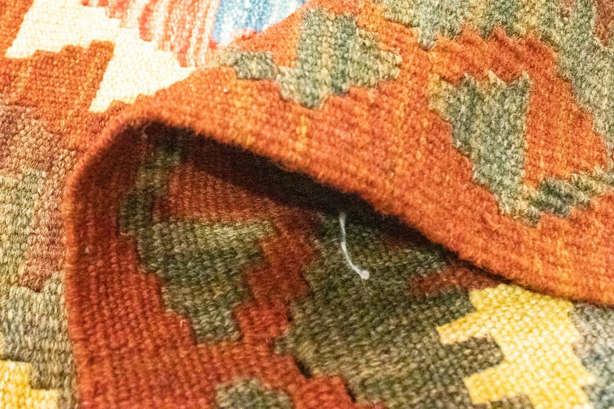 Loper Kelim tapijt - Oosters - 192 x 104 cm - oranje