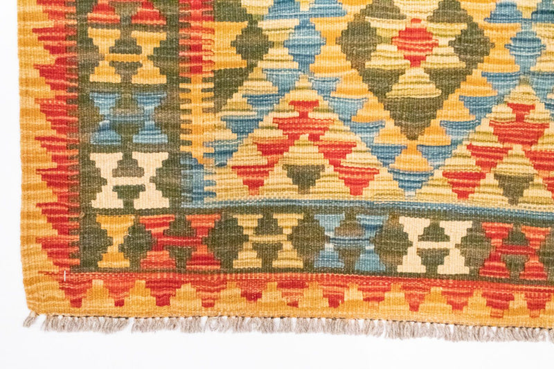 Kelim tapijt - Oosters - 130 x 83 cm - oranje