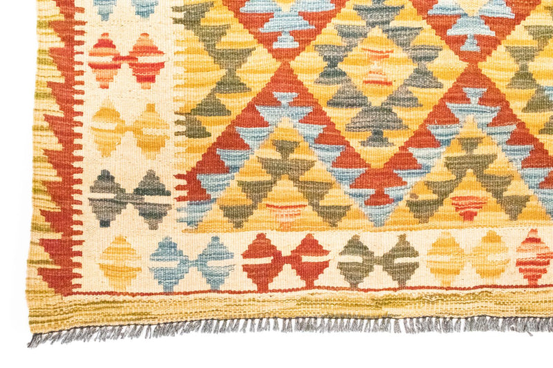 Kelim tapijt - Oosters - 126 x 80 cm - oranje