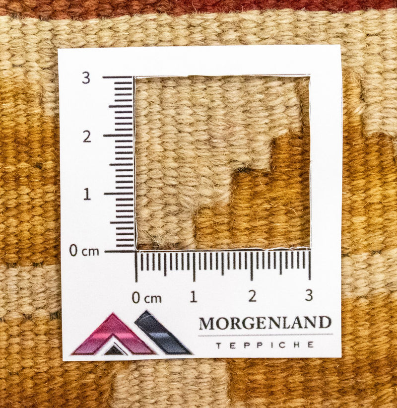 Kelim tapijt - Oosters - 126 x 80 cm - oranje