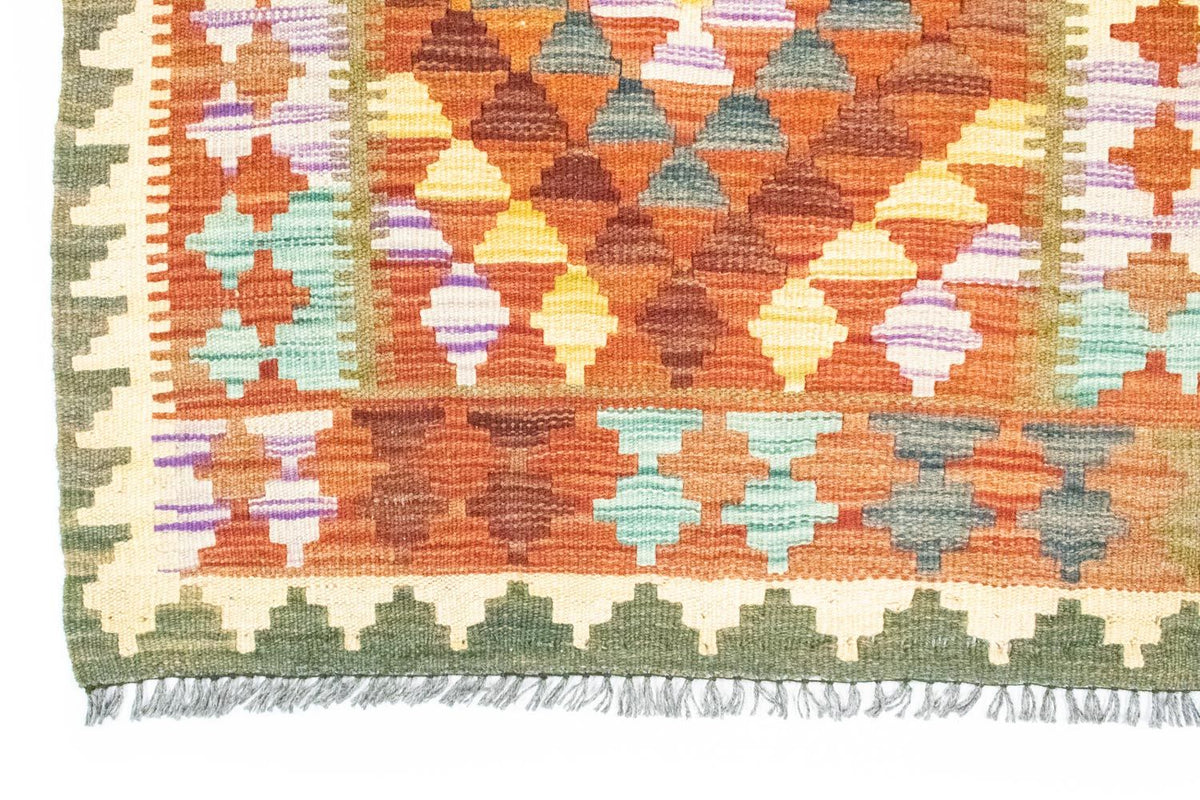 Kelim tapijt - Oosters - 121 x 73 cm - oranje