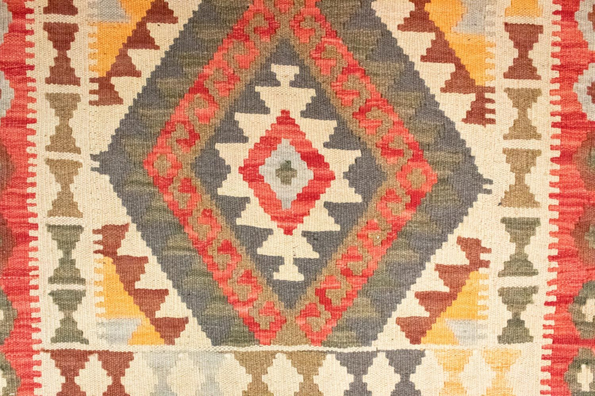 Kelim tapijt - Oosters - 120 x 77 cm - oranje