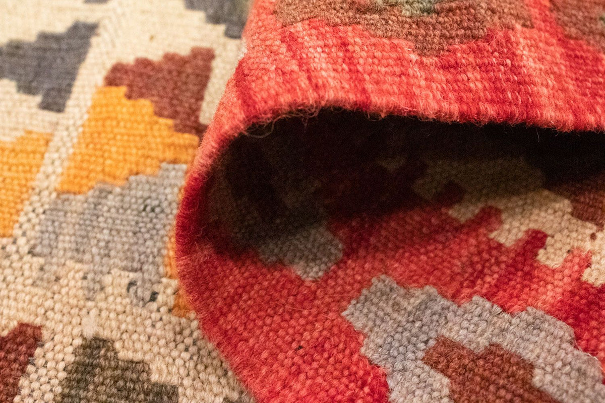 Kelim tapijt - Oosters - 120 x 77 cm - oranje