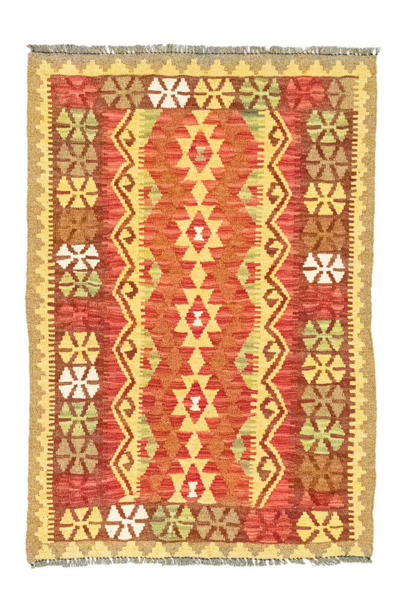 Kelim tapijt - Oosters - 120 x 82 cm - oranje