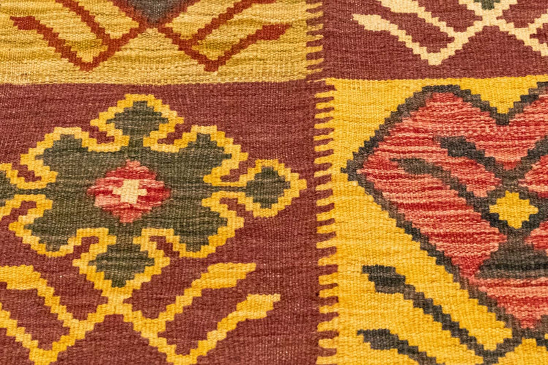 Kelim tapijt - Oosters - 131 x 88 cm - bruin