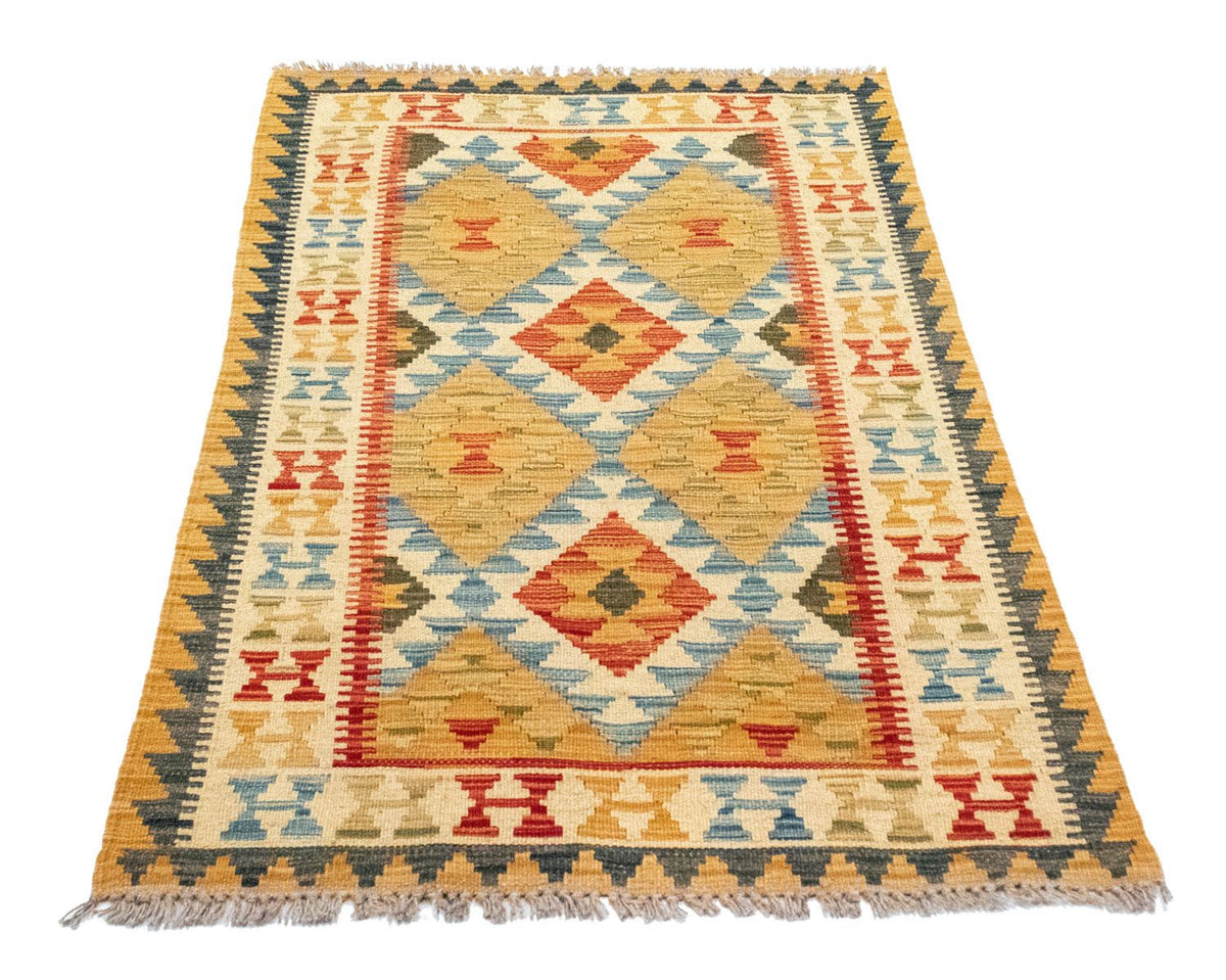 Kelim tapijt - Oosters - 127 x 81 cm - beige