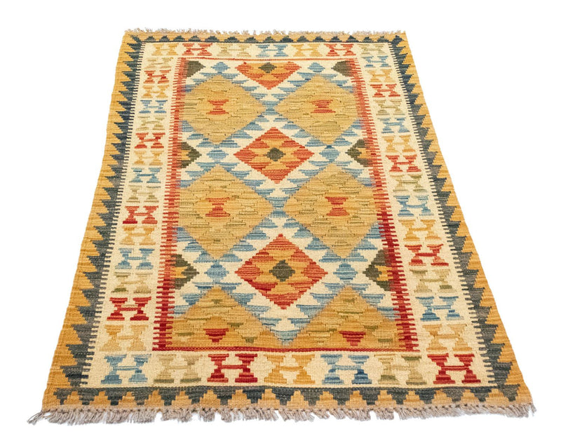 Kelim tapijt - Oosters - 127 x 81 cm - beige